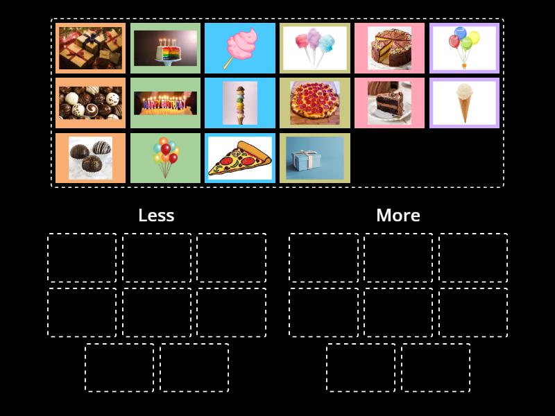 Less or more - KDG3 - Group sort