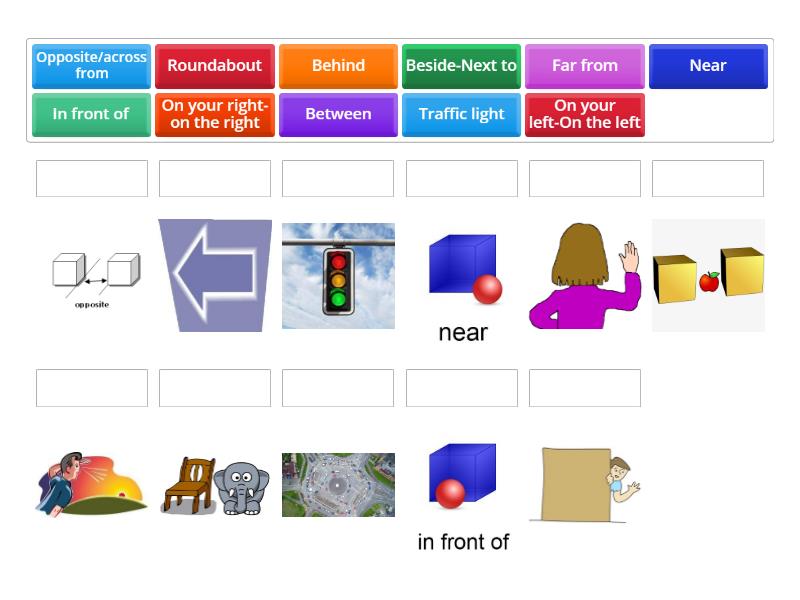 Directions-prepositions_vocabulary - Match up