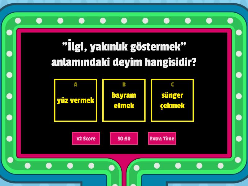 Deyim & Atasözü Bulma! - Gameshow Quiz