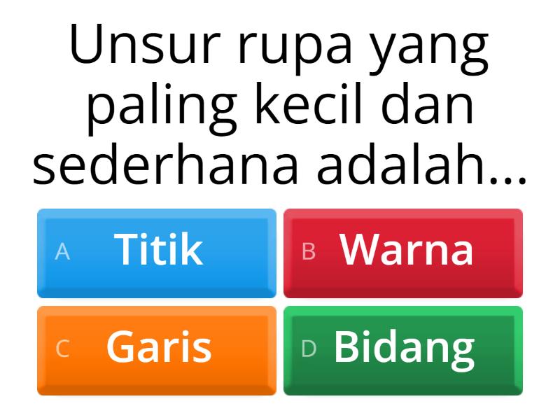 SOAL SENI BUDAYA - Quiz