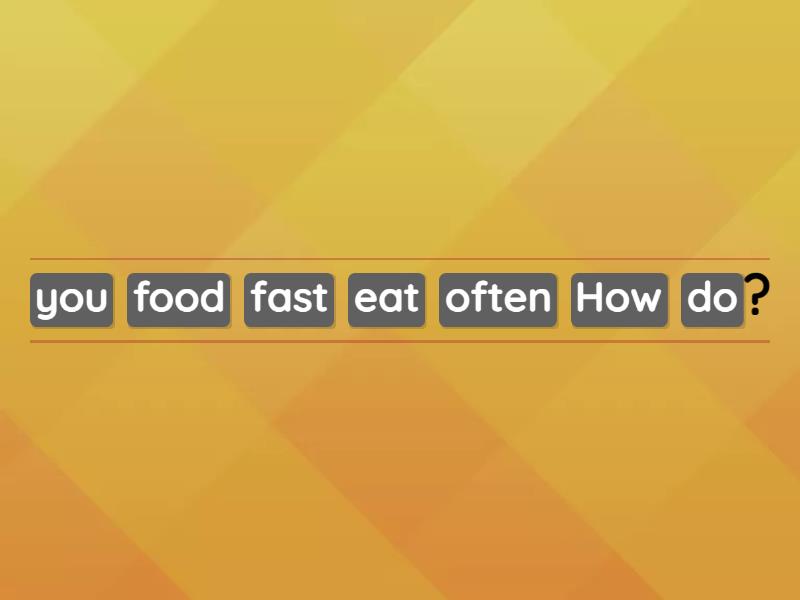 Can I Eat Fast Food Once A Week