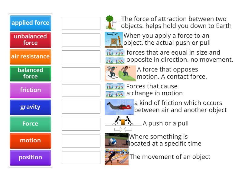 Unit 4 lesson 1 5th grade - Match up