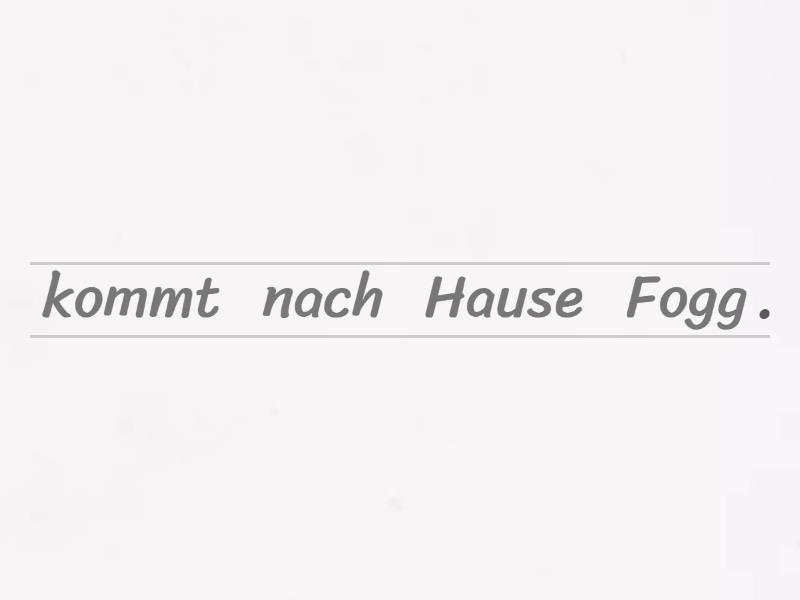 Kapitel 4 Richtige Reihenfolge (III) Unjumble