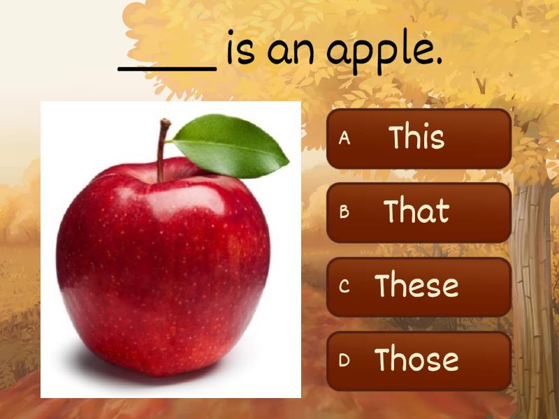 SM2 un 5 this-that-these-those - Quiz