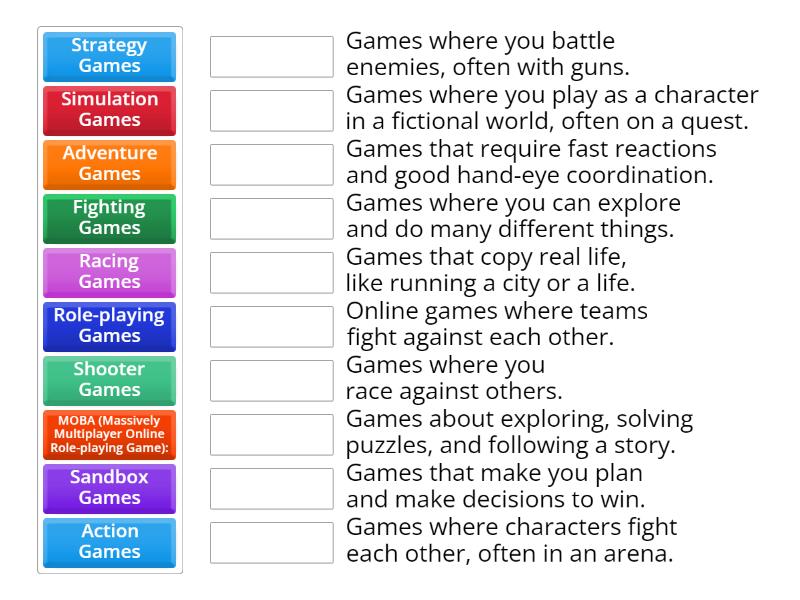 Video games - Match up