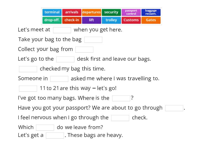 Unit 3A Vocabulary - Missing word