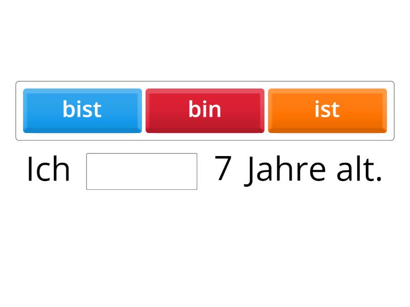 Wie alt bist du? - Complete the sentence