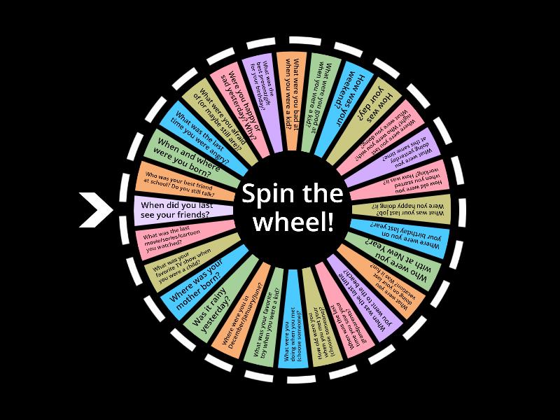 conversation-questions-past-of-be-verb-spin-the-wheel