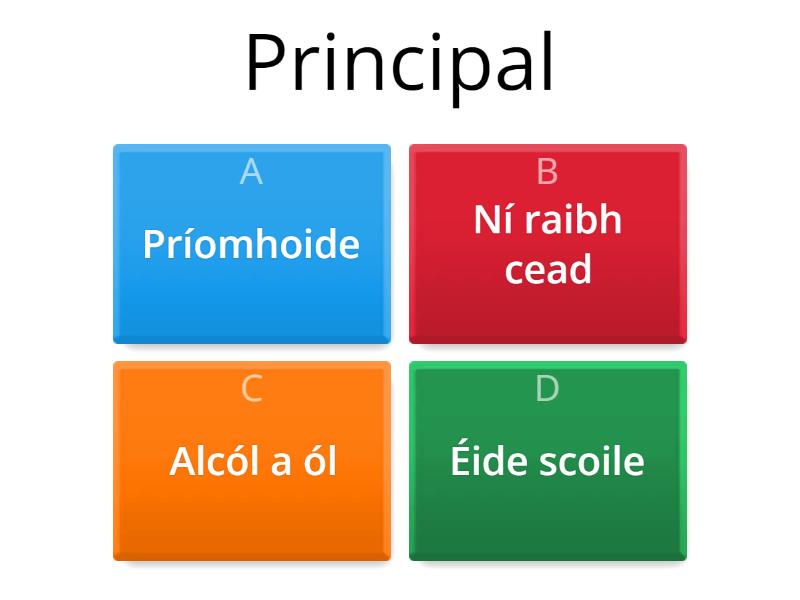 Sraith Rialacha Scoile 14 Quiz