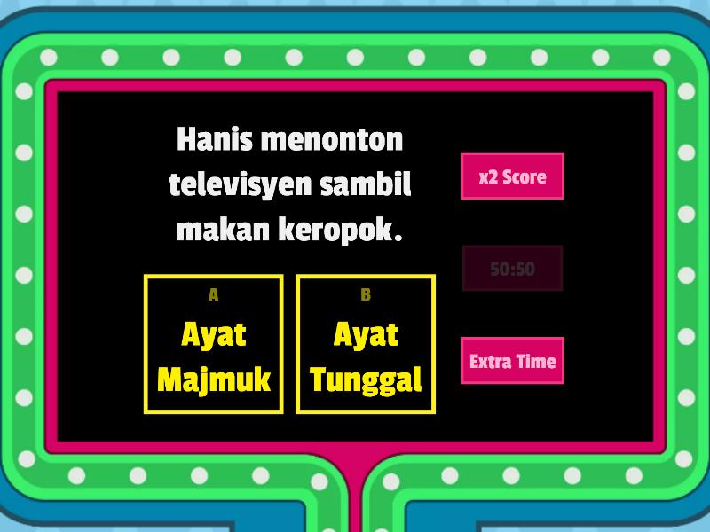 Ayat Majmuk - Gameshow Quiz