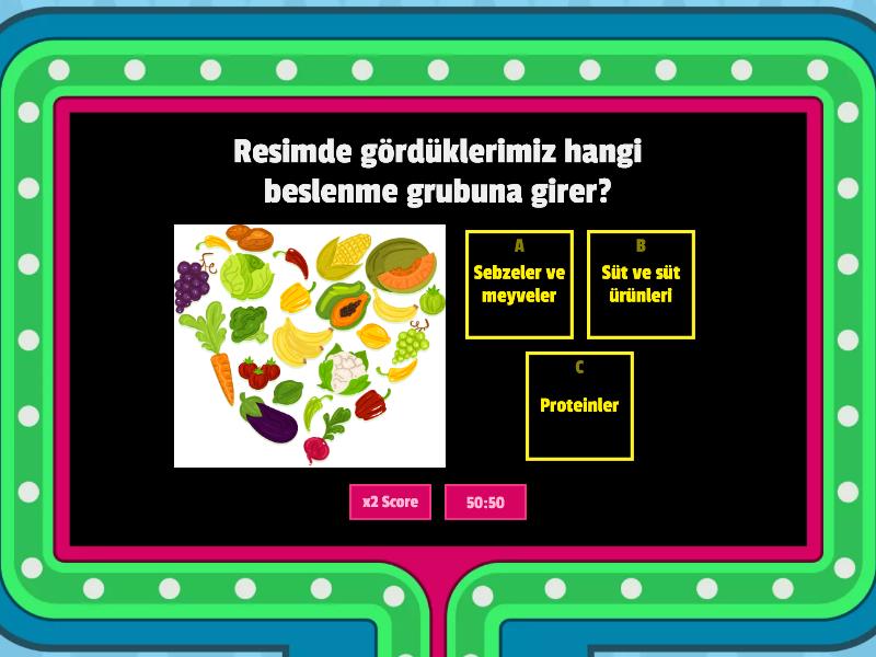 Dengeli Beslenme - Gameshow Quiz