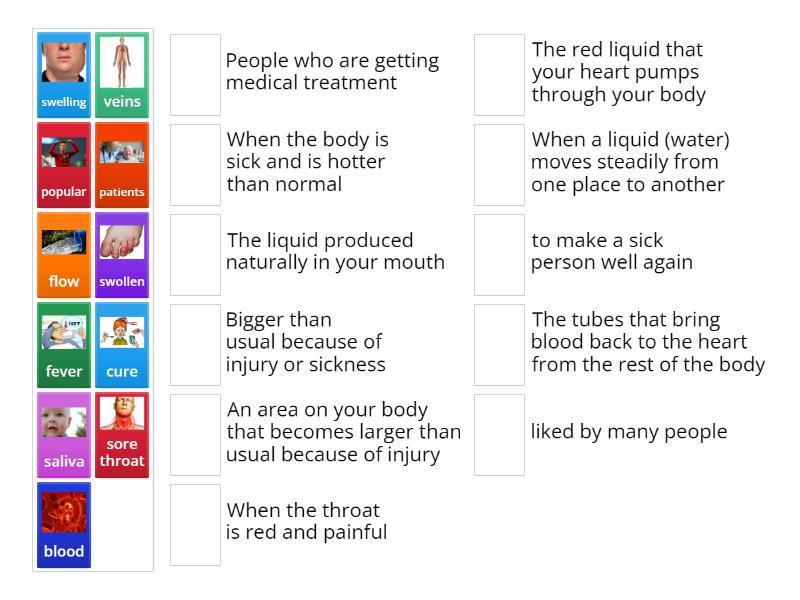 Match the definitions with the words unit 7 skills 2 match up
