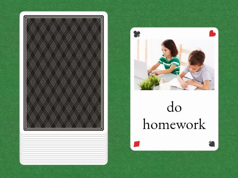 Daily routine-speaking cards - Cartas al azar