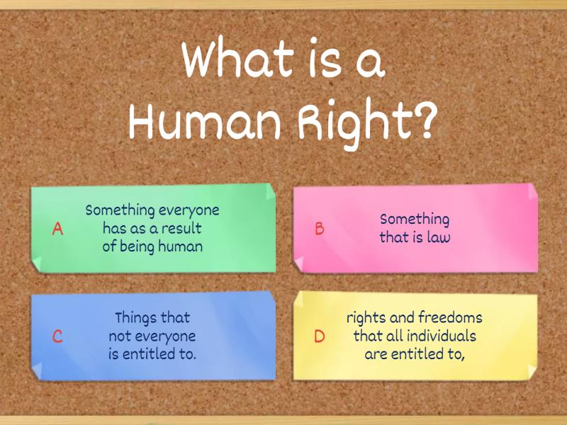 Human Rights Quiz - Cuestionario