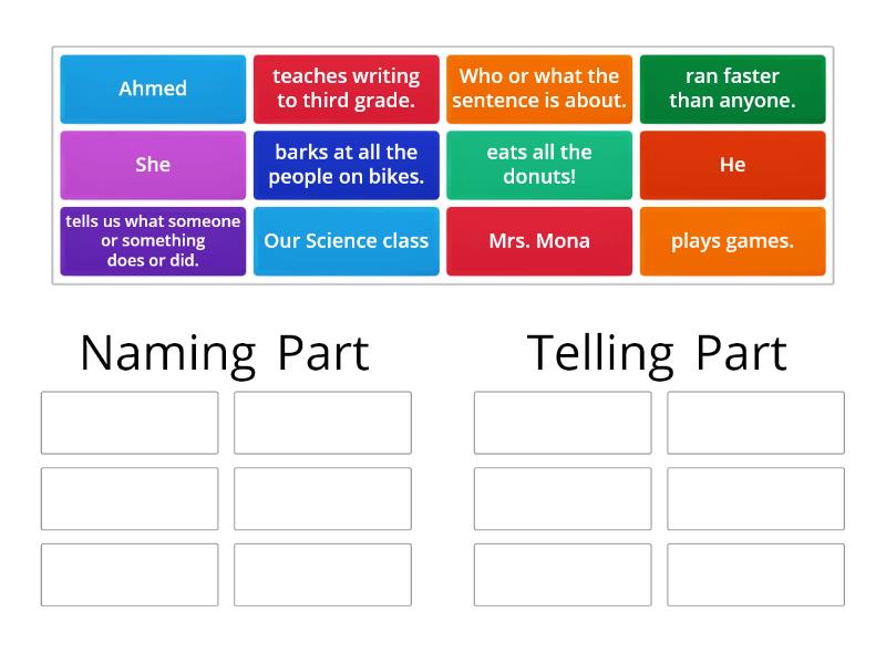 naming-part-and-telling-part-group-sort