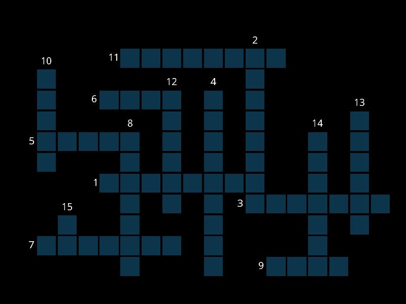 Solutions Intermediate 3F - Crossword