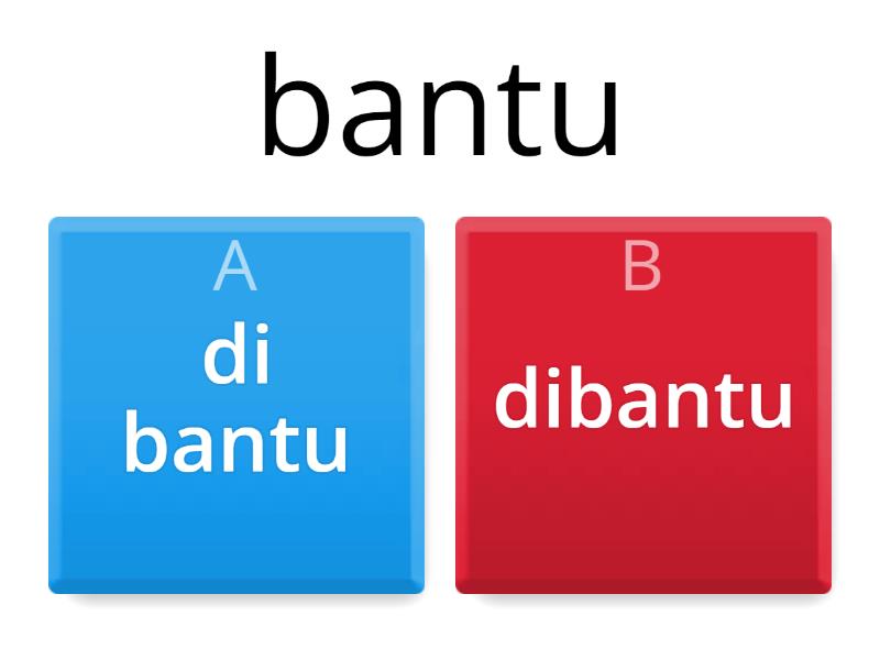 Penggunaan Kata "di" Sebagai Kata Depan Dan Sebagai Imbuhan - Quiz