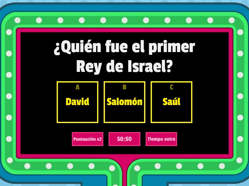 Rey David - Gameshow quiz