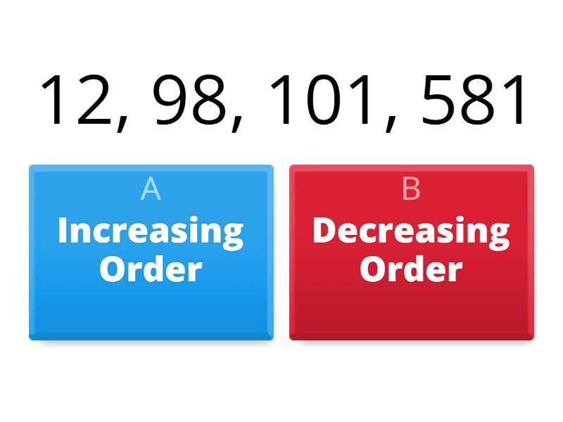 increasing-and-decreasing-order-of-numbers-quiz