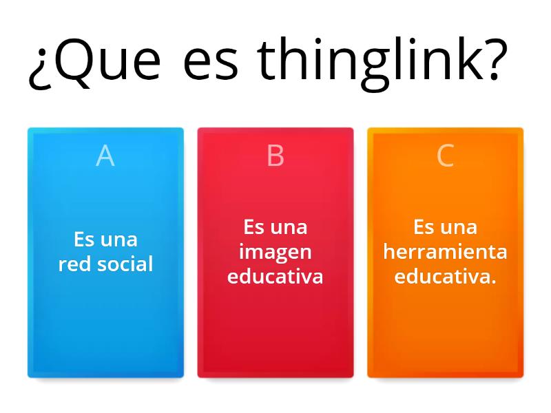 Herramienta Thinglink - Quiz