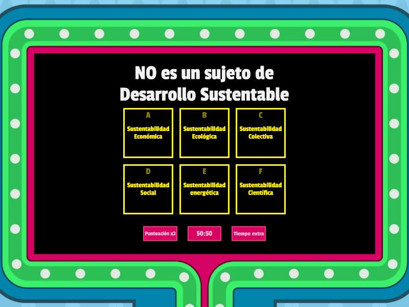 Desarrollo Sustentable - Concurso De Preguntas