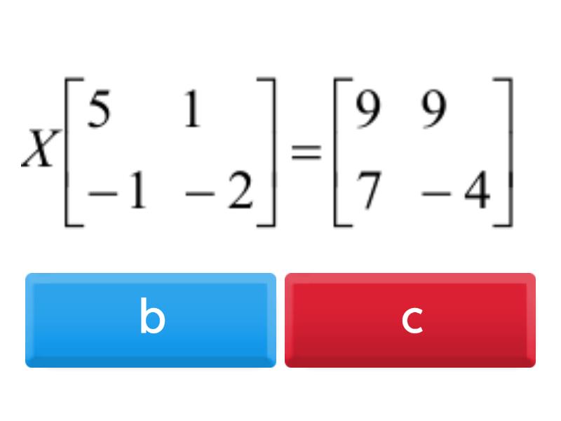 Matrix - Quiz