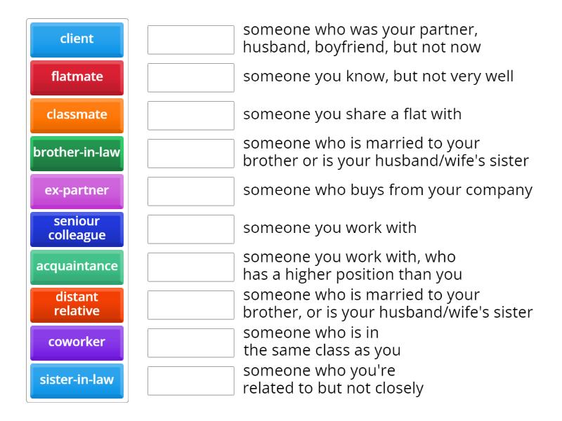 Roadmap B2 unit 7C vocabulary - Match up