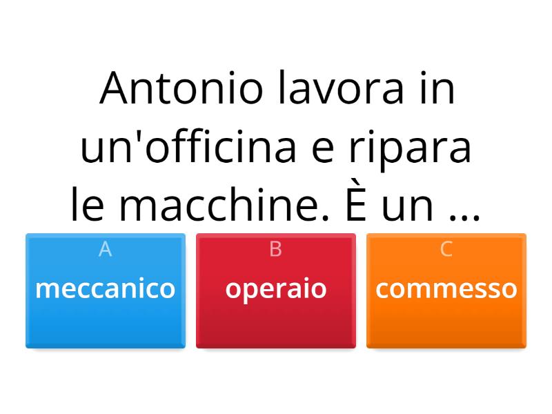 Che Lavoro Fa? - Quiz