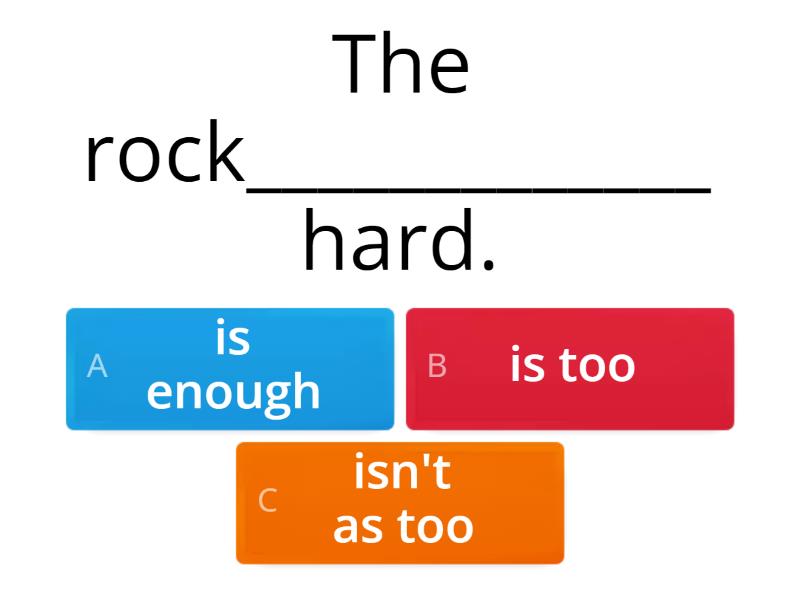 EXERCISES WITH COMPARATIVES "AS-AS" AND "TOO - (NOT) ENOUGH" - Cuestionario