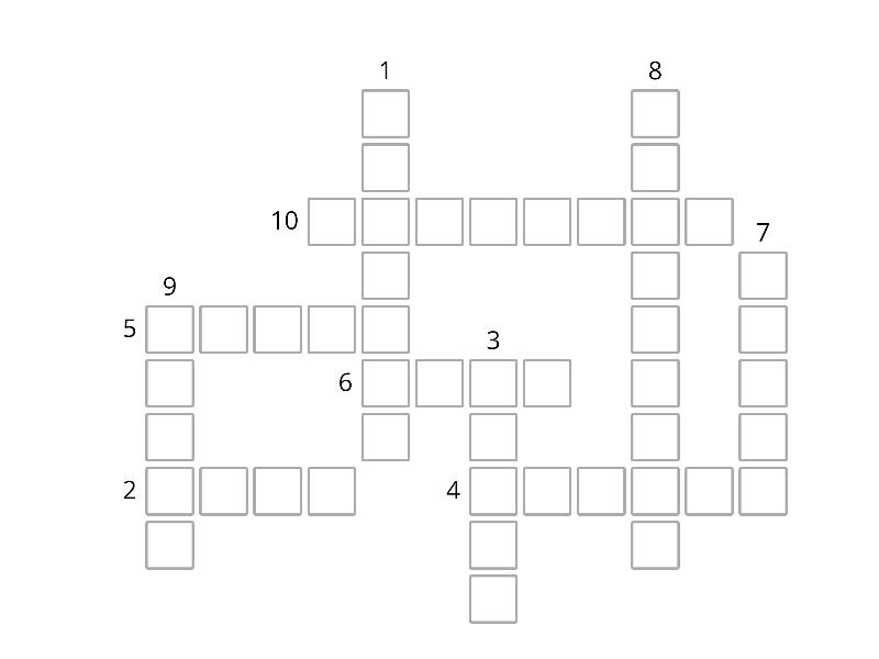 Unit 3A: Comparative and Superlative; Verbs and Adverbs - Crossword