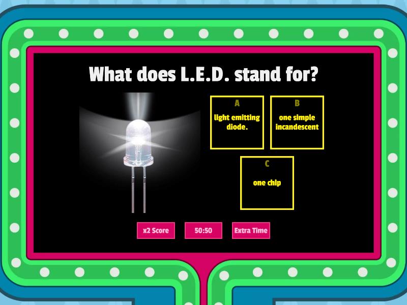 LED Quiz Concurso De Preguntas