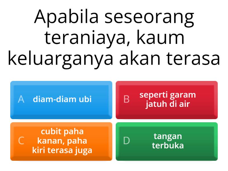 P5 Peribahasa: 2 - Quiz