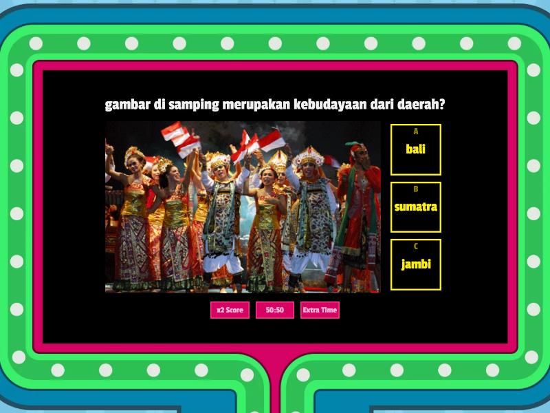 soal lagu daerah - Gameshow quiz