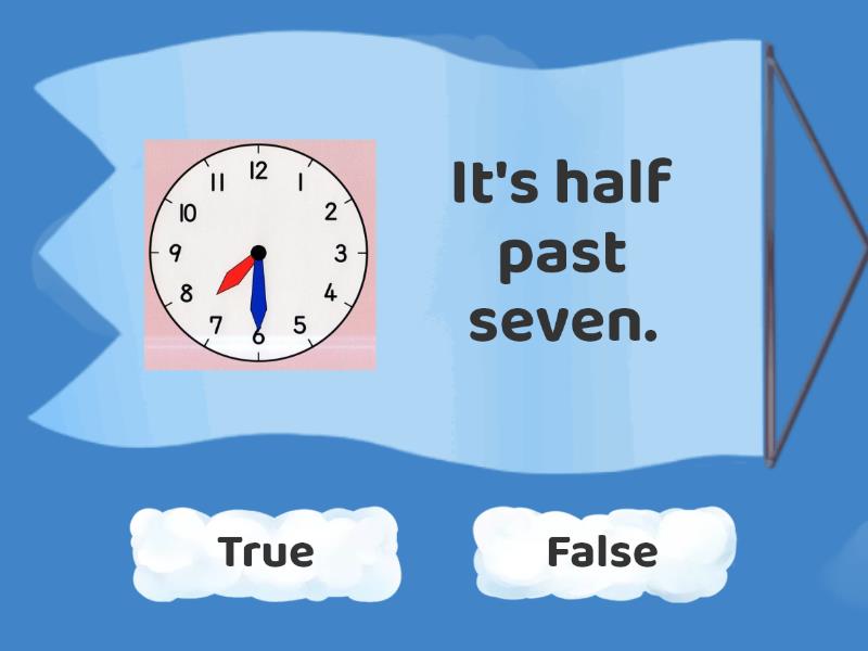 Half past eight на часах. It's half past Nine. It is half past one. Half past Six.