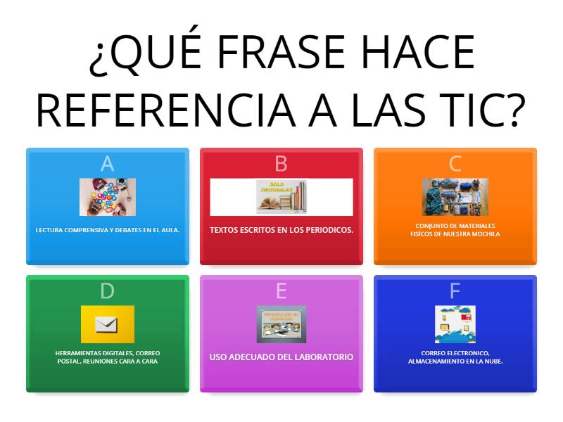INCORPORACIÓN DE LAS TIC EN LA ESCUELA (PANDEMIA) - Quiz
