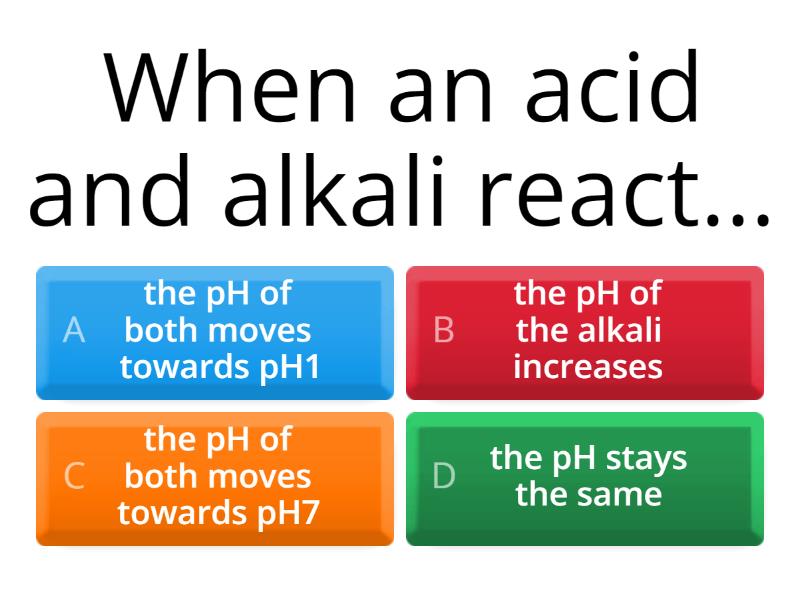 Acids and Alkalis Quiz