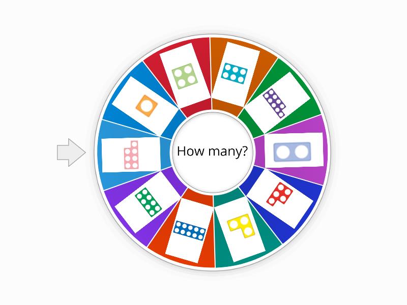 Numicon Spinner - Spin the wheel