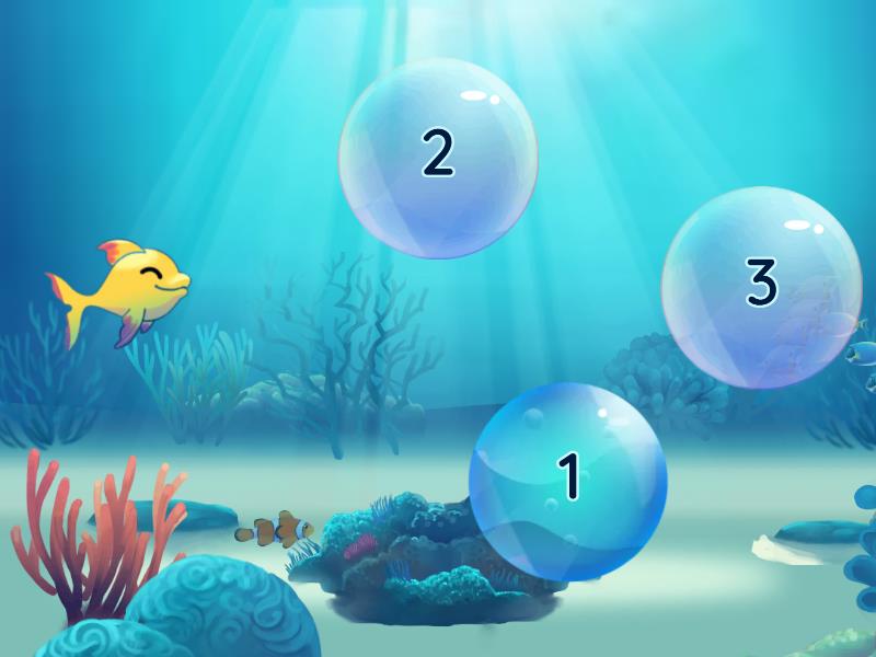 Splash Into Syllables! Swim into the bubble with the right amount of