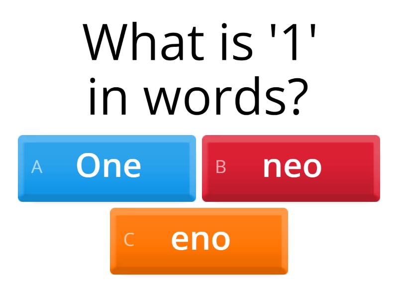 numbers-in-words-1-20-quiz