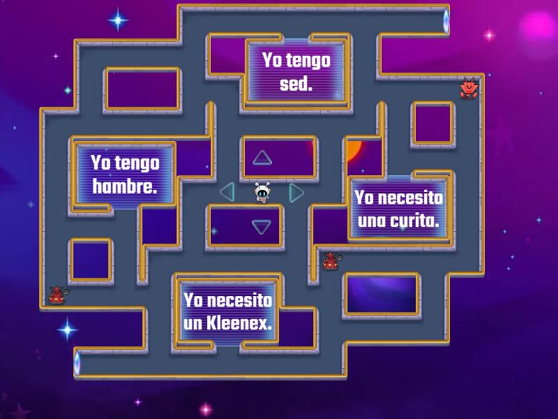Wordwall 5.U2.3 Expressing Needs (maze) - Maze chase