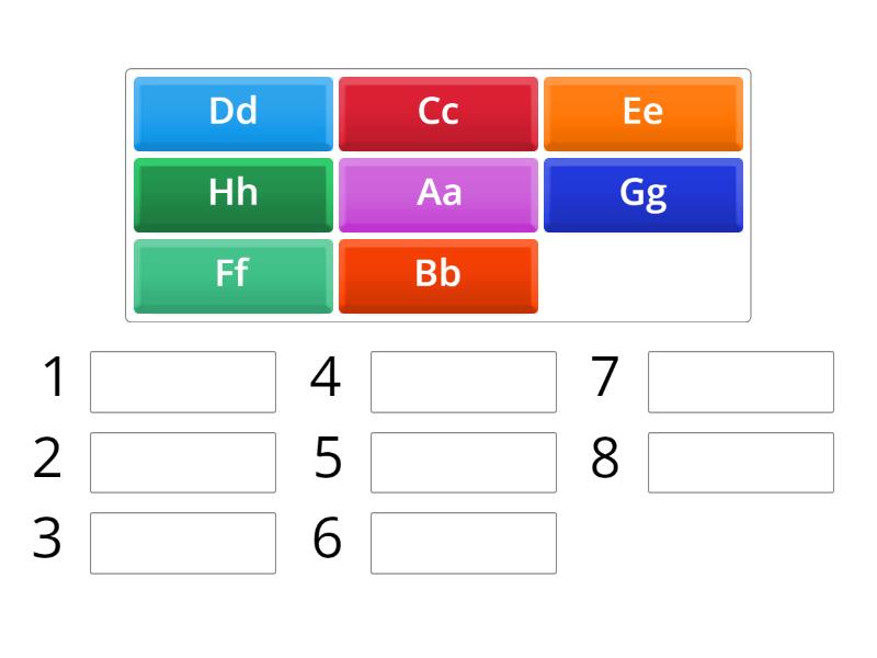 A-H - Rank order