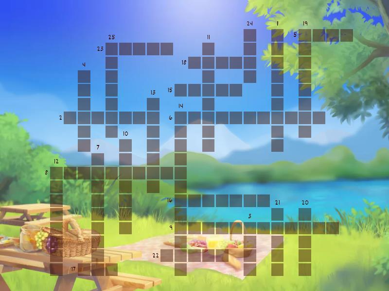 2024英單400(351375)填字遊戲 Crucigrama