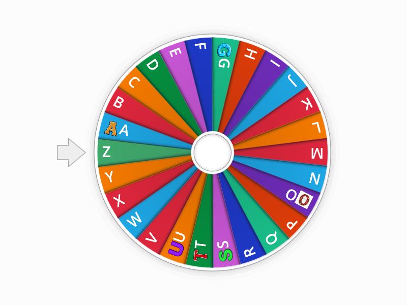 Roleta do Alfabeto - Random wheel
