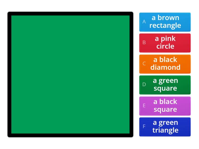 Shapes and colors Quiz