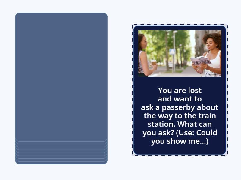 Indirect questions - Speaking cards