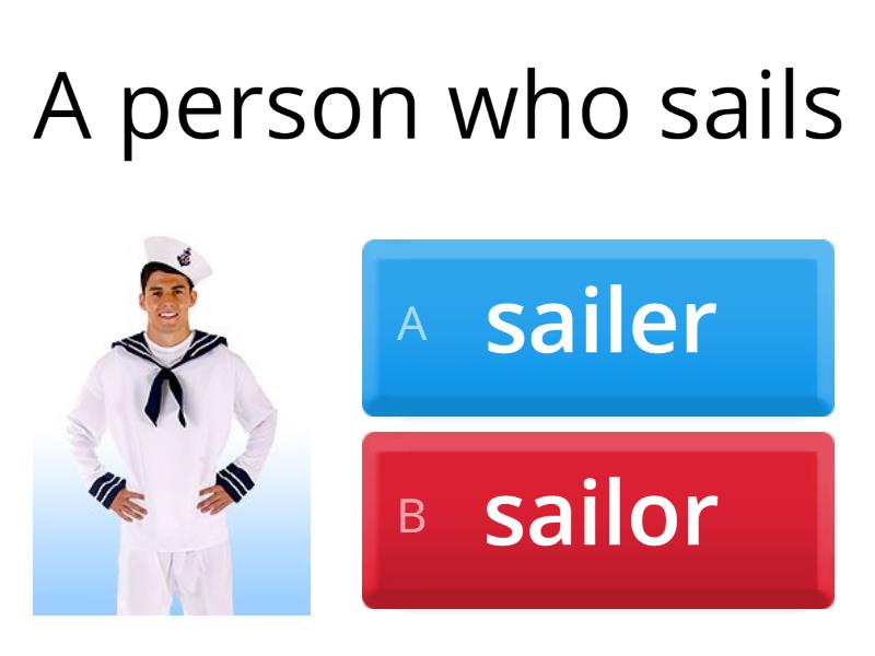 Suffix -er -or grade one - Quiz