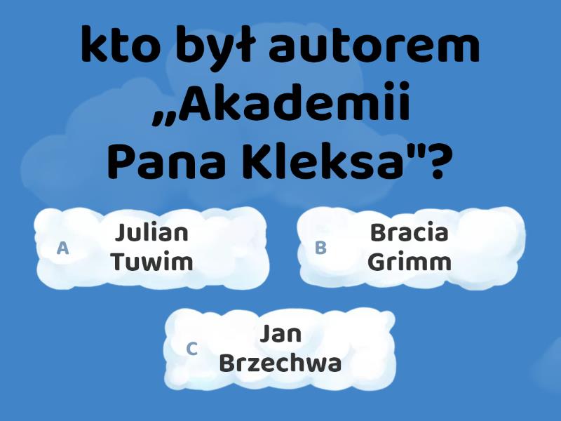 Test Na Temat Akademii Pana Kleksa - Quiz