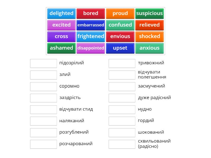 Vocabulary (1.04 listen) - Match up