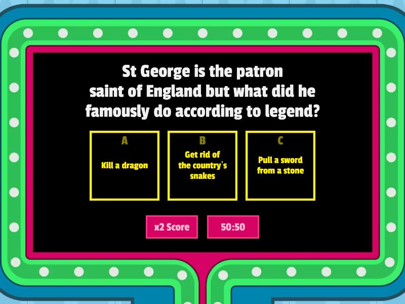 England quiz - Gameshow quiz