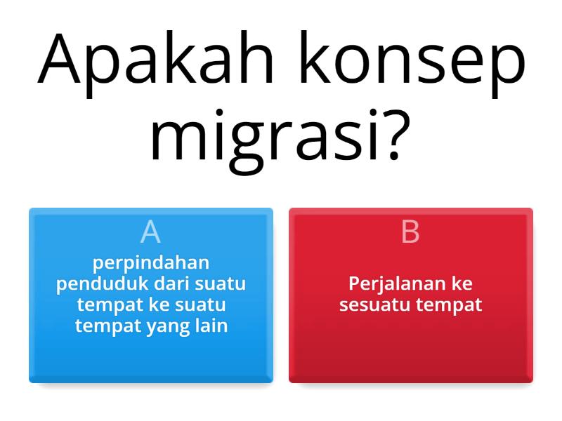 LATIHAN PENGUKUHAN MIGRASI - Quiz